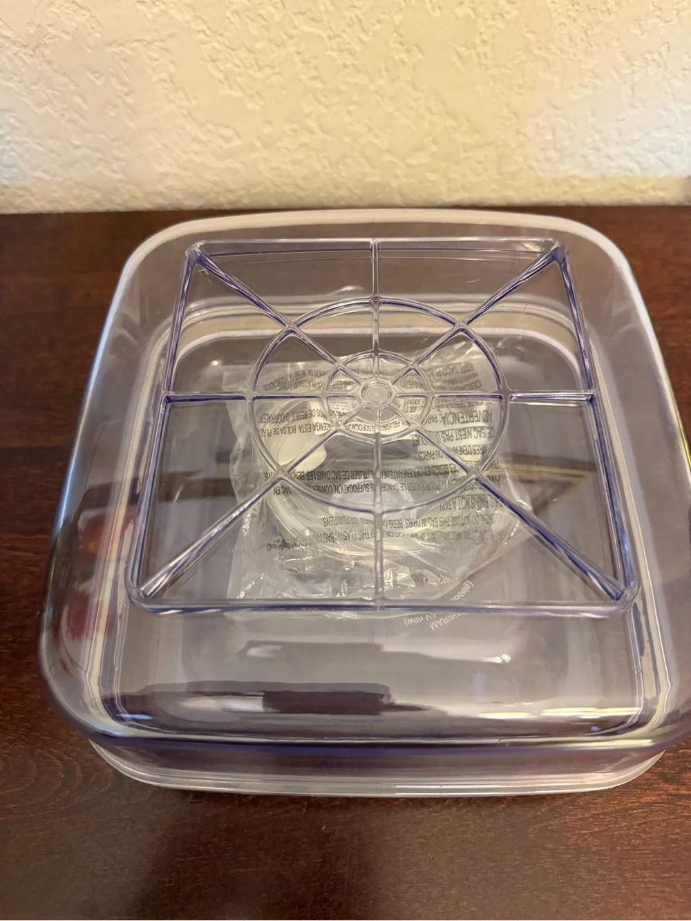 FoodSaver Vacuum Seal Quick Marinating 2.25 Qt Square Canister Container + Hose